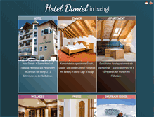 Tablet Screenshot of hotel-daniel.at